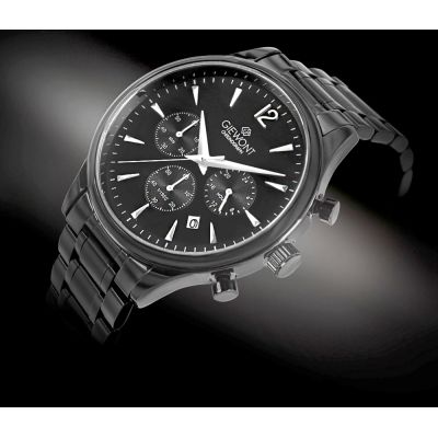2. Men's Watch Giewont Chronograph Sapphire Black GW6310-B1