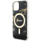 6. Guess GUHMP14MHTMRSK iPhone 14 Plus 6.7" black/black hardcase Golden Marble MagSafe