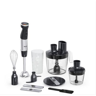 14. Tefal Quickchef+ HB67G830 blender 0.8 l Immersion blender 1000 W Black, Stainless steel