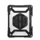 12. UAG Plasma HS Kickstand - protective case with Apple Pencil holder, hand rest and stand for iPad 10.9" 10th generation / 11" (A16) (ice/black)