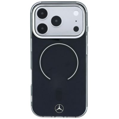3. Mercedes Double Layer Iconic Logo MagSafe Case for iPhone 18 Pro Max / 17 Pro Max - Black