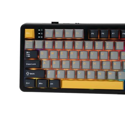 18. gasket F108 Gray+Orange+Deep Gray Volcano switch RGB AULA keyboard