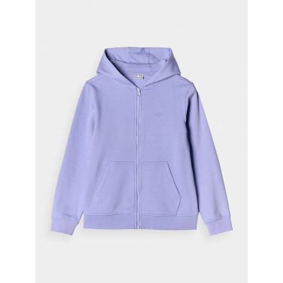 6. Girls' sweatshirt with a hood, 4F Junior 4FJWMM00TSWSF1315-32S