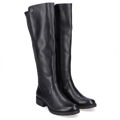 36. Rieker W Z9591-00 black leather boots 
