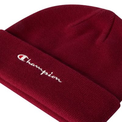6. Champion Beanie Cap Burgundy 806064 RS522