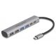 2. DeLOCK 6-port USB hub with 4 x USB Type-A female and 2 x USB Type-C female