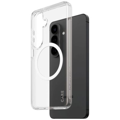 2. CARE by PanzerGlass Urban Explorer Transparent Case w. White Qi for Samsung Galaxy S26 - transparent