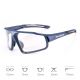 2. Rockbros SP216BL Photochromic UV400 Cycling Glasses - Blue