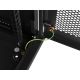 10. WALL-HUNG RACK CABINET 19" 12U 600X450 BLACK PERFORATED DOOR LANBERG (FLAT PACK)