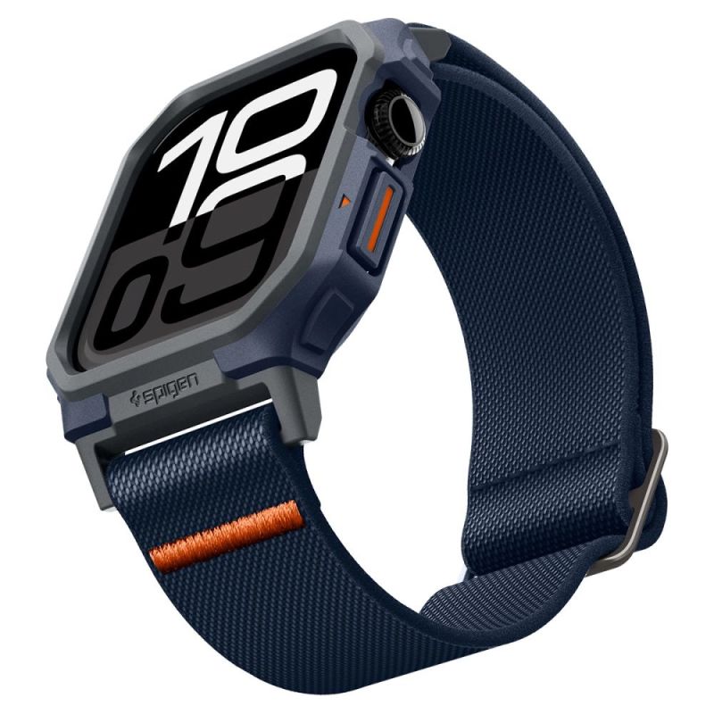 2. Spigen Lite Fit "Pro" Strap for Apple Watch 10 46mm - Navy Blue