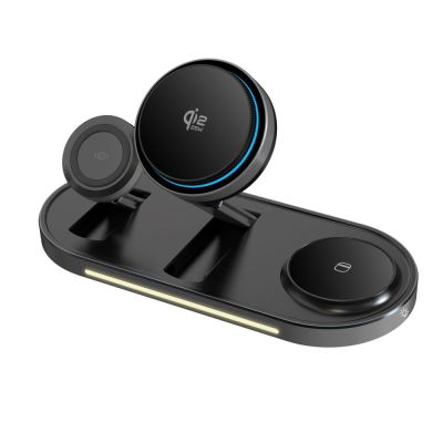3. Tech-Protect A51 MagSafe 3-in-1 25W QI2.2 Wireless Charger - Black