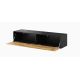 2. TV cabinet VIGO '140' 30/140/40 black/wotan oak