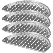 ALUMINUM GRILL TRAYS HALF 4 PCS