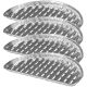 ALUMINUM GRILL TRAYS HALF 4 PCS