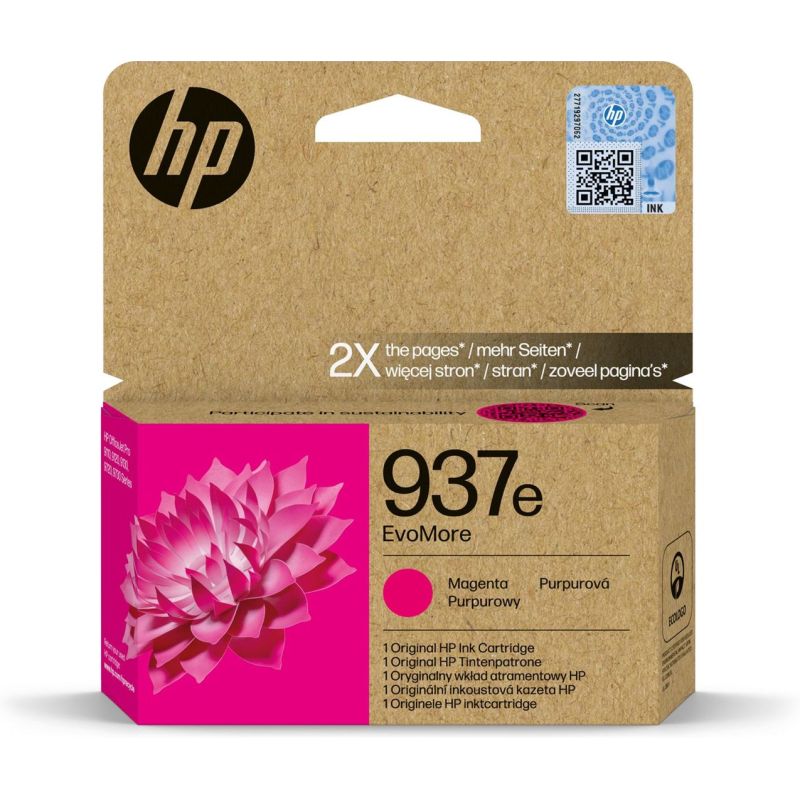 7. HP Original Magenta Ink 937e EvoMore
