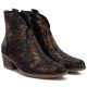 9. Women's cowboy boots snake print black M.Daszyński MR2382