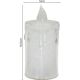 11. DECORATIVE CANDLE 10.5 CM TRANSPARENT WARM WHITE 1 LED