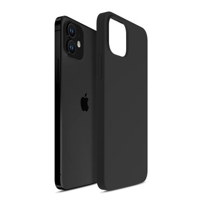 13. 3mk Silicone Case for iPhone 12 mini - black