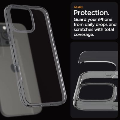 11. Spigen Ultra Hybrid Case for iPhone 16 Pro Max - Clear