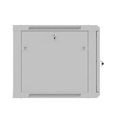 5. LANBERG WALL-HUNG RACK CABINET 19" 9U 600X600 GRAY PERFORATED DOORS (FLAT PACK)
