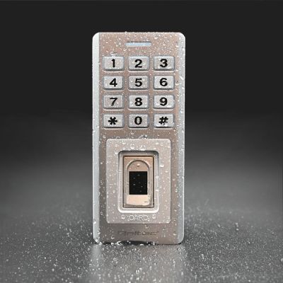 3. QOLTEC OBERON CODE LOCK WITH FINGERPRINT READER | RFID | CODE | CARD | KEYRING | BELL | IP68 | EM