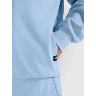 4. Men's sweatshirt with hood, open, 4F 4FRSS25TSWSM2111-34S