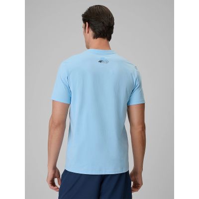 2. Men's regular printed T-shirt 4F 4FRSS26TTSHM4291-34S