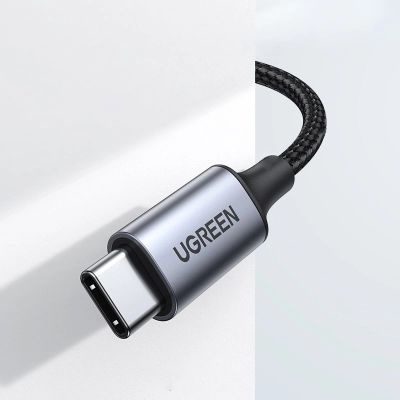 3. Ugreen AUX stereo audio cable 3.5 mm mini jack - USB Type C for tablet phone 1m black (CM450 20192)
