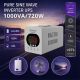 7. UPS Qoltec 50451 Pure Sine Wave 1000VA/720W Converter 12/230V with AVR | LCD | LiFePO4 AGM GEL