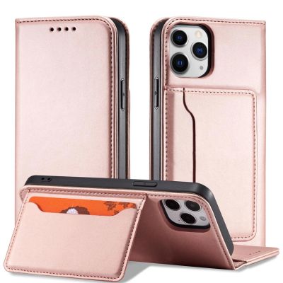 2. Magnet Card Case for iPhone 12 Pro Max Pouch Card Wallet Card Holder Pink
