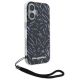 3. Karl Lagerfeld Zebra With Cord iPhone 16 Plus Case - Purple