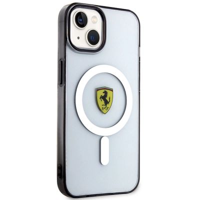 9. Ferrari FEHMP14SURKT iPhone 14 6.1" clear/transparent hardcase Outline Magsafe