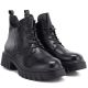 8. Women's leather ankle boots on a black platform M.Daszyński SFY2502-11ac
