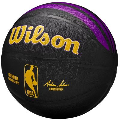 3. Wilson Wilson NBA Team City Collector Los Angeles Lakers WZ4024114XB basketball