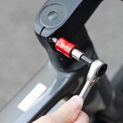 5. Rockbros Multitool Bicycle Tool Set with Ratchet Wrench and Tire Levers - Black