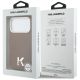 8. Karl Lagerfeld Karl Head Logo MagSafe Case for iPhone 17 Pro - Brown
