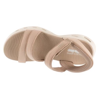 3. Skechers Slip-Ins: GO Walk Glide-Step 2.0 Sandal - Ella 141269-TPE Beige 38
