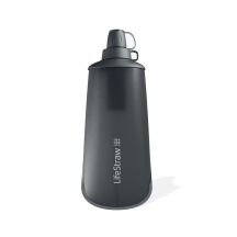 Lifestraw Peak Series Flex Squeeze Bottle 1L filter bottle - dark gray