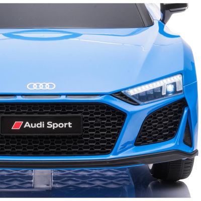 4. BATTERY-POWERED CAR LICENSE AUDI R8 SPYDER BLUE
