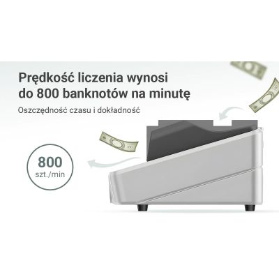 8. Extralink LockStar MG X-300 | Professional banknote counter | UV, IR