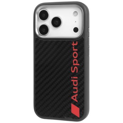 2. Audi R8 Carbon Fiber MagSafe Case for iPhone 17 Pro - Black