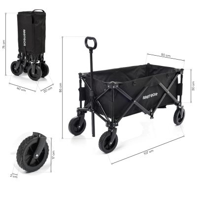 33. Meteor 16916 foldable transport trolley