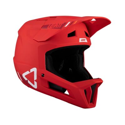 7. LEATT Helmet MTB Gravity 1.0 V24 Full Face Bicycle Helmet Size L, Red