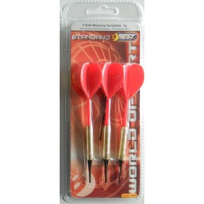 2. DARTS PLASTIC DARTS 3 PCS SAFE BEST SPORTING - RED