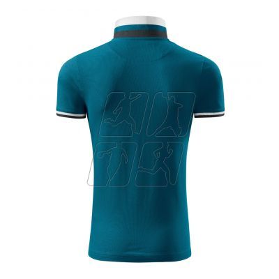 2. Polo shirt Malfini Collar Up M MLI-25693 petrol blue