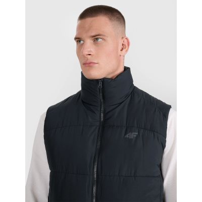 5. Men's down vest with synthetic filling 4F 4FRAW25TVJAM295-20S