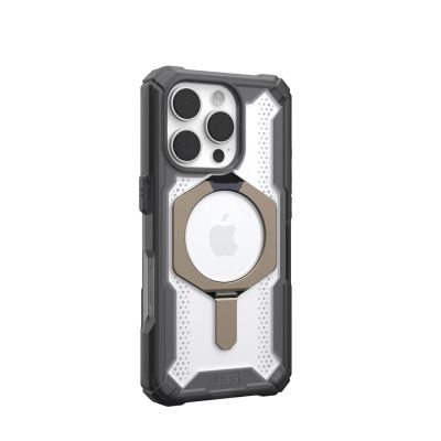7. UAG Plasma XTE Magsafe - protective case with stand for iPhone 16 Pro compatible with MagSafe (ash/titanium)