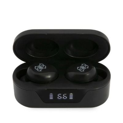 2. Guess GUTWST31EK TWS Bluetooth headphones + docking station - black
