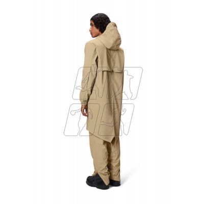 4. Rains unisex Fishtail Parka W3 18140 24 SAND