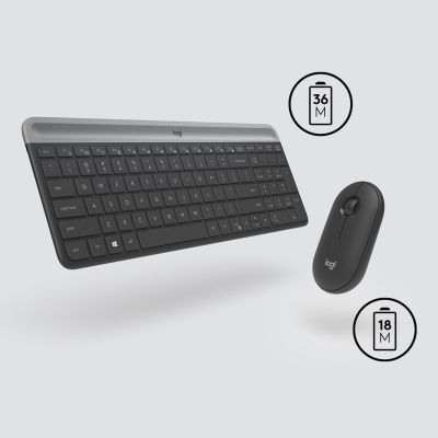 3. Wireless Keyboard and Mouse Combo MK470 GRAPHITE